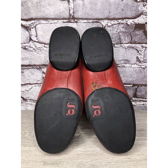 Cole Haan Air G Series Red Suede Leather Trim Mule Shoes Women’s Sz 8.5B US/39EU - Picture 15 of 16